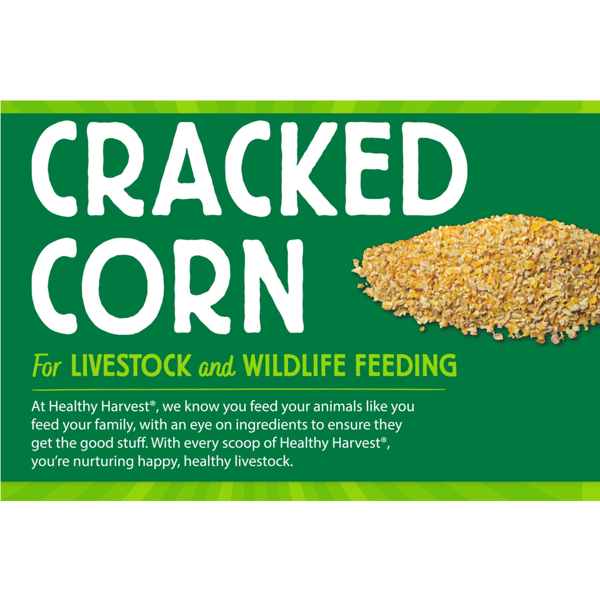 (2 pack) Cracked Corn for Poultry and Livestock, 40 lb Bag
