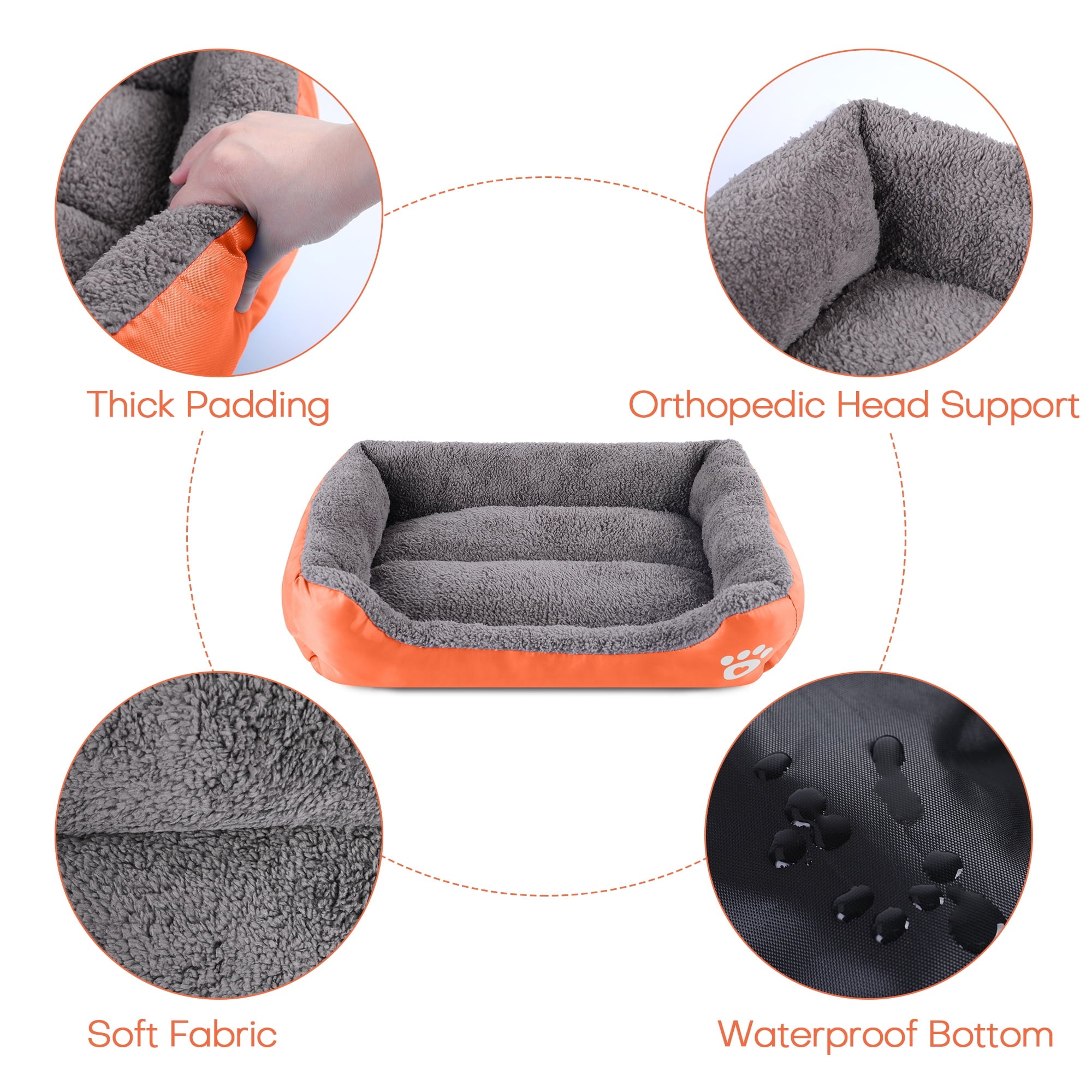 Pet Dog Bed Cat Puppy Cushion Kennel Mat Dog Sofa Beds for Small Dogs