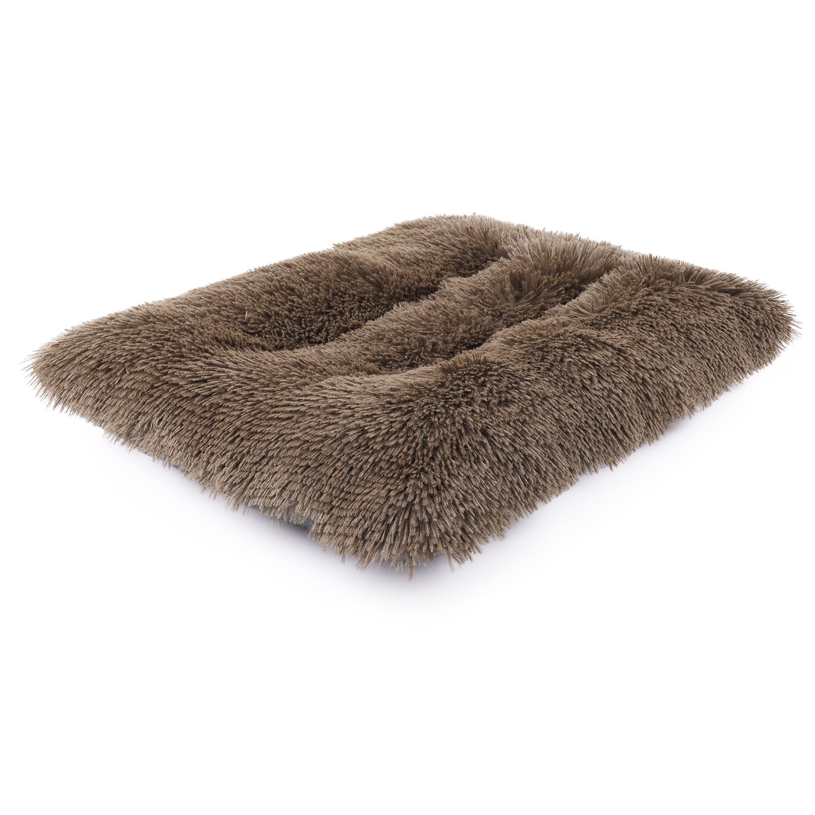 Plush Pet Bed for Dogs &amp; Cats Dog Crate Mat Mattress Pillow Bolster