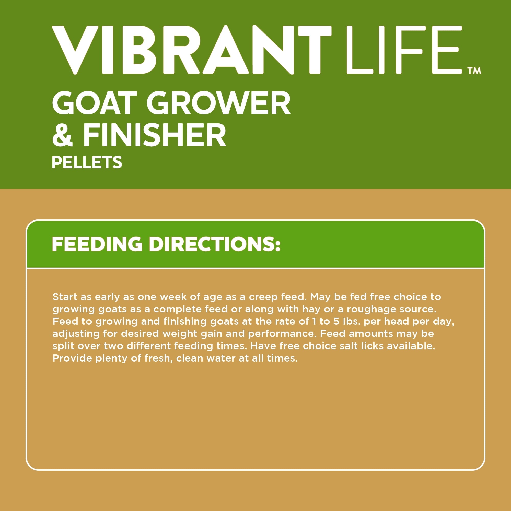 Goat Grower &amp; Finisher Pellets, 40 lb Bag
