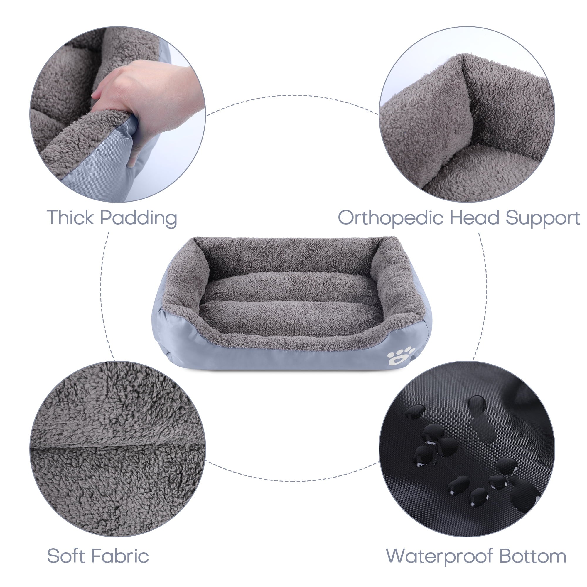 Pet Dog Bed Cat Puppy Cushion Kennel Mat Dog Sofa Beds for Small Dogs