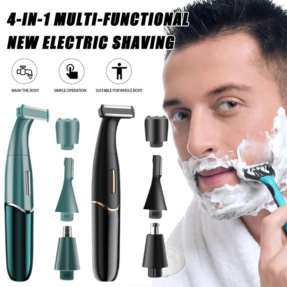 Micro Groomsman Men's Lithium Battery Powered Pen Trimmer, Black/Blue 5640-4701