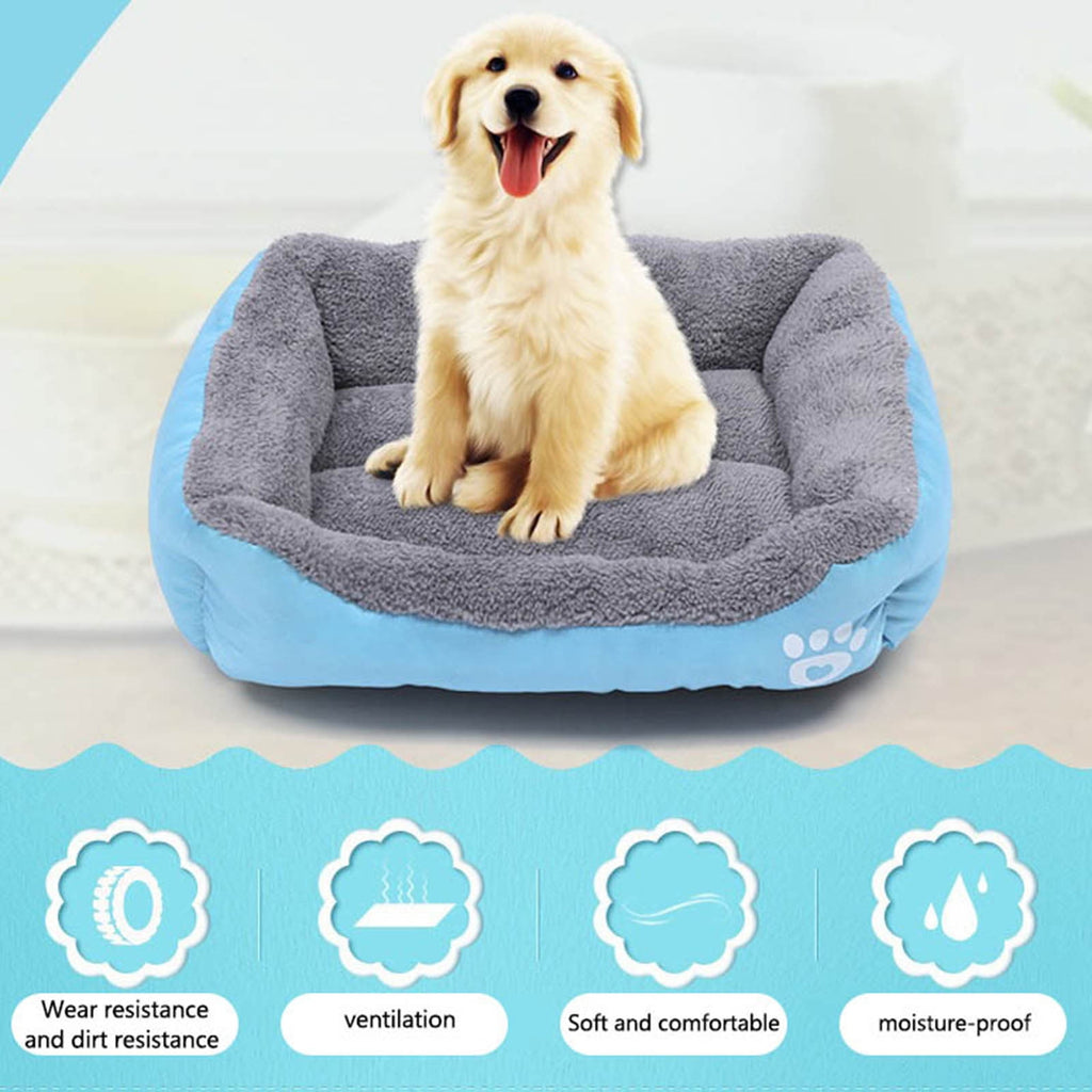 Dog Beds Large Sized Dog, Pet Winter Pet Bed Pet Supplies and Dog Sleeping Bed Gray S