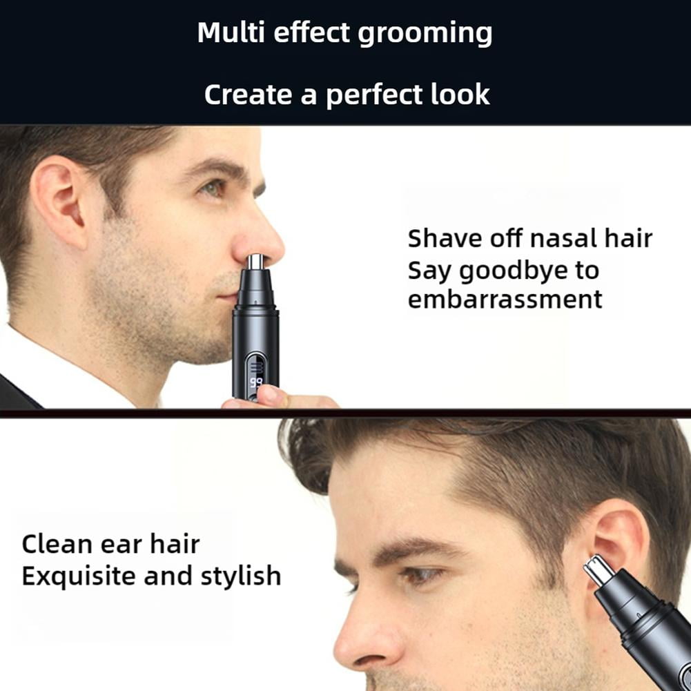 Micro Groomsman Men's Lithium Battery Powered Pen Trimmer, Black/Blue 5640-4701