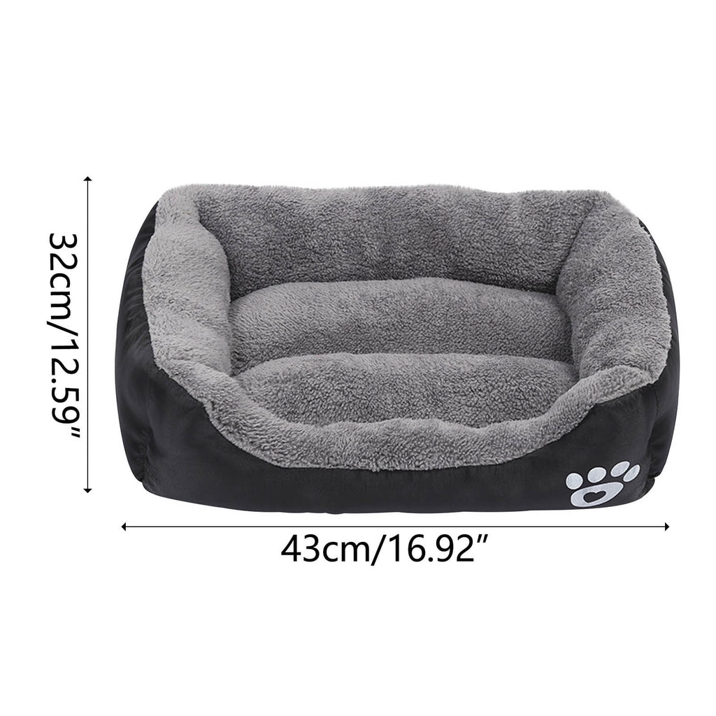 Dog Beds Large Sized Dog, Pet Winter Pet Bed Pet Supplies and Dog Sleeping Bed Gray S