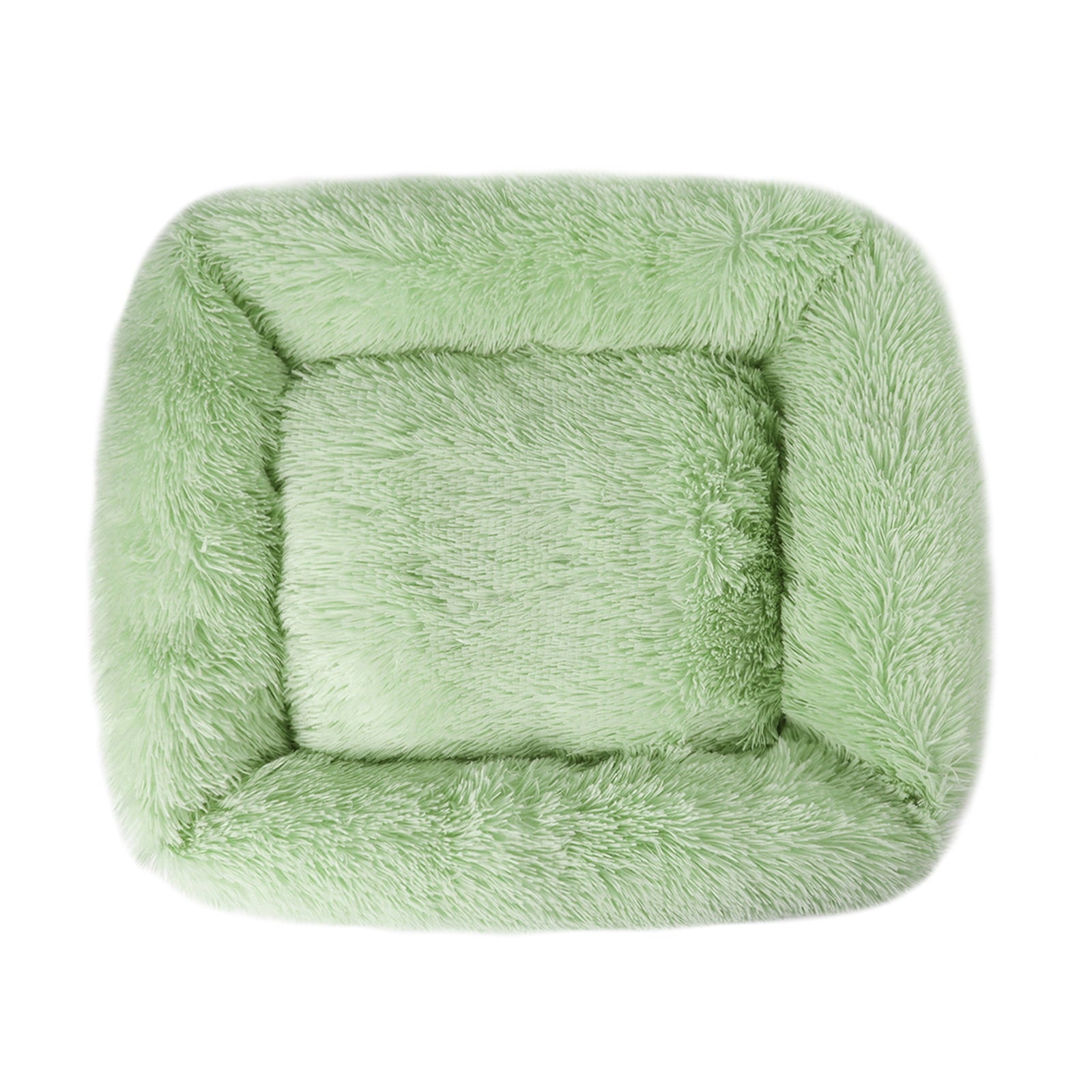 Rectangle Plush Pet Bed Bed for Dogs Cats Kennel Cuddler Crate Cushion Mat Washable