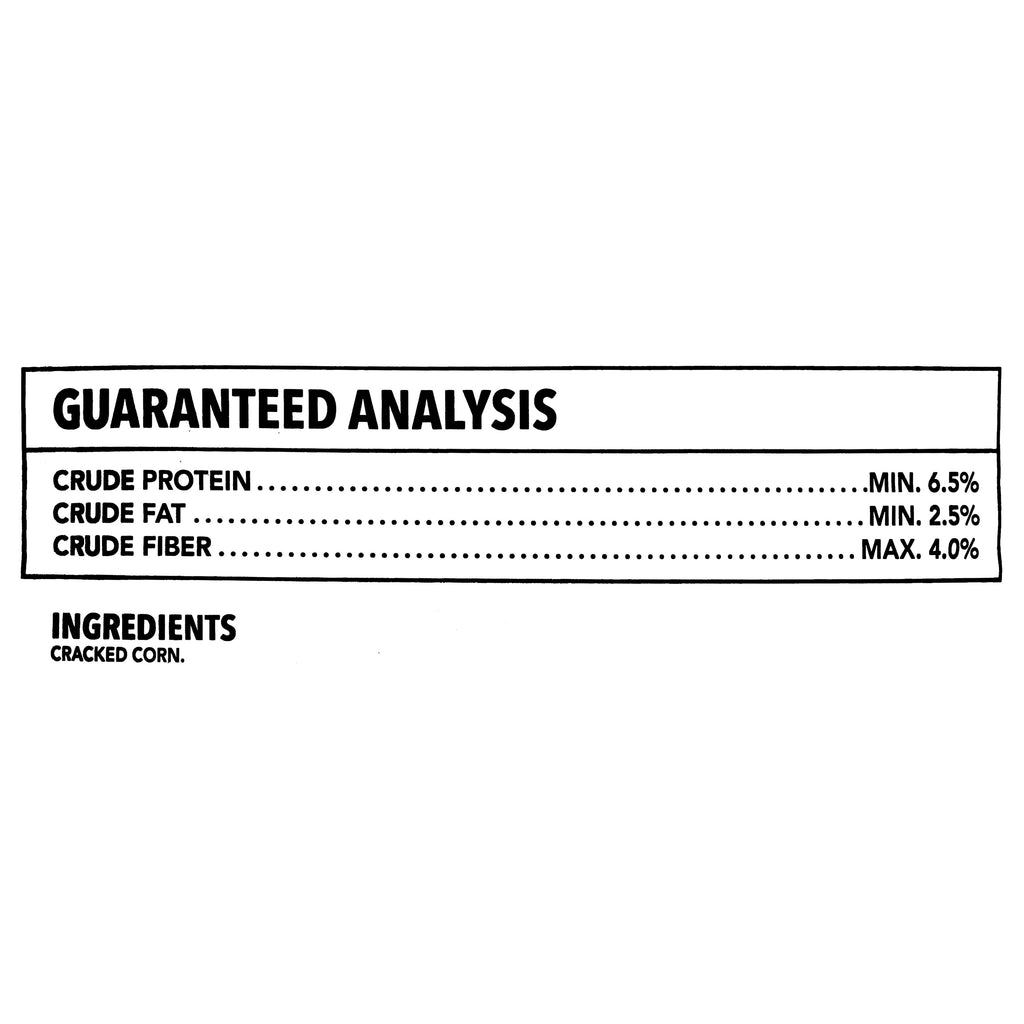 All-Purpose Cracked Corn Animal Feed for Mature Poultry, Cattle, Sheep, and Goats, 40 lb