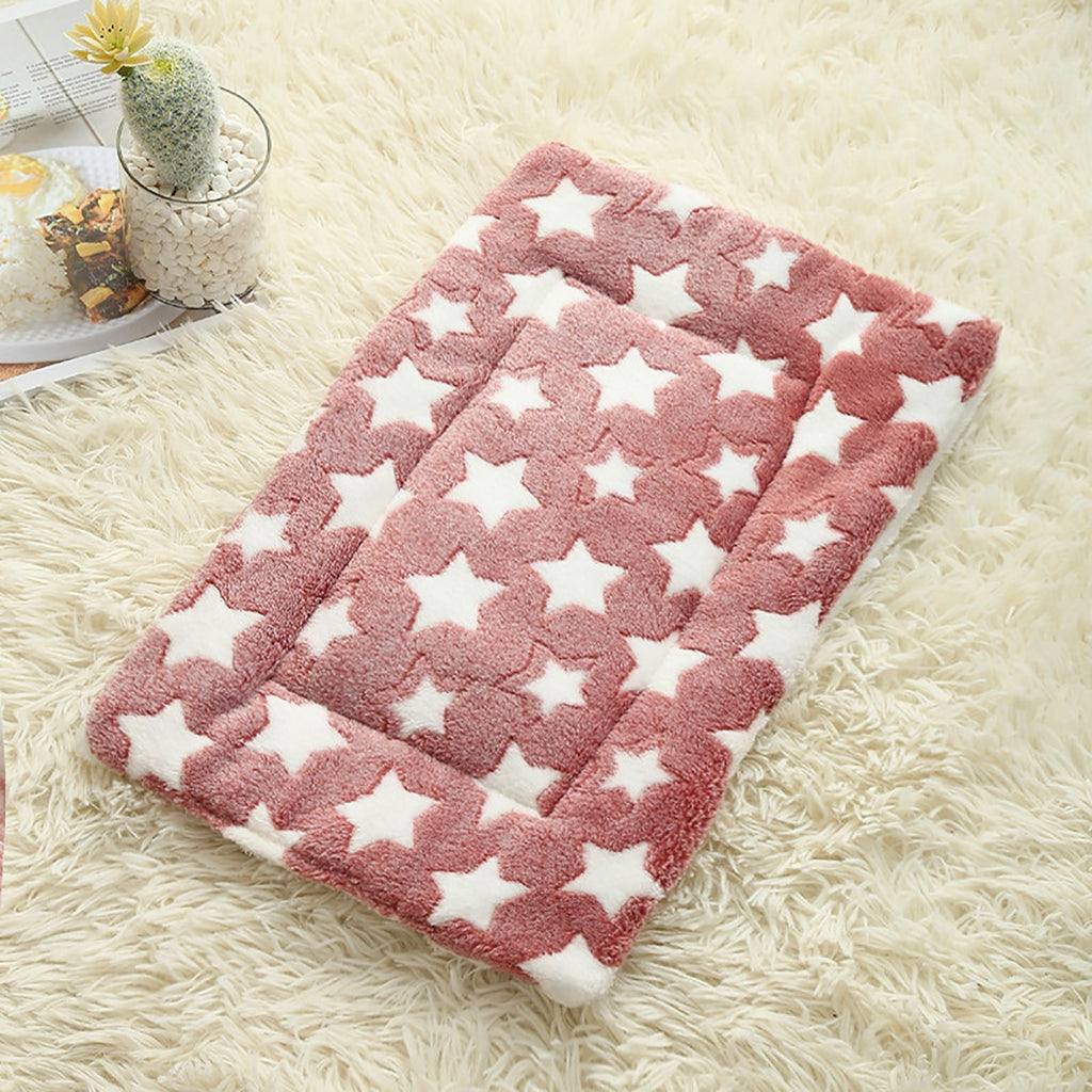 Cats Bed Cats Cushion Winter Thick Mattress Pet Sleeping Pad Indoor Cats Bed Comfy Pet Bed Suitable for Small Cats and Dogs 16.2x9.8in