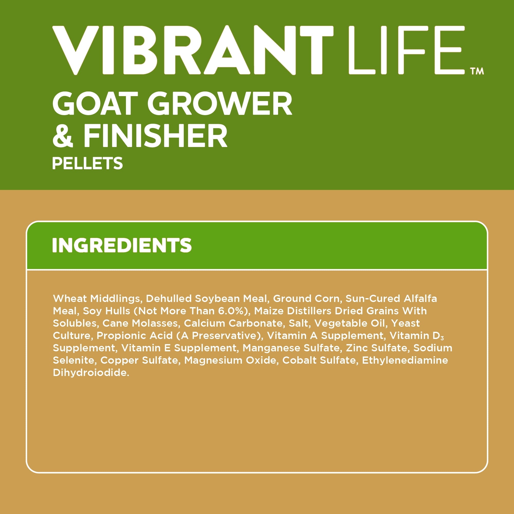 Goat Grower &amp; Finisher Pellets, 40 lb Bag