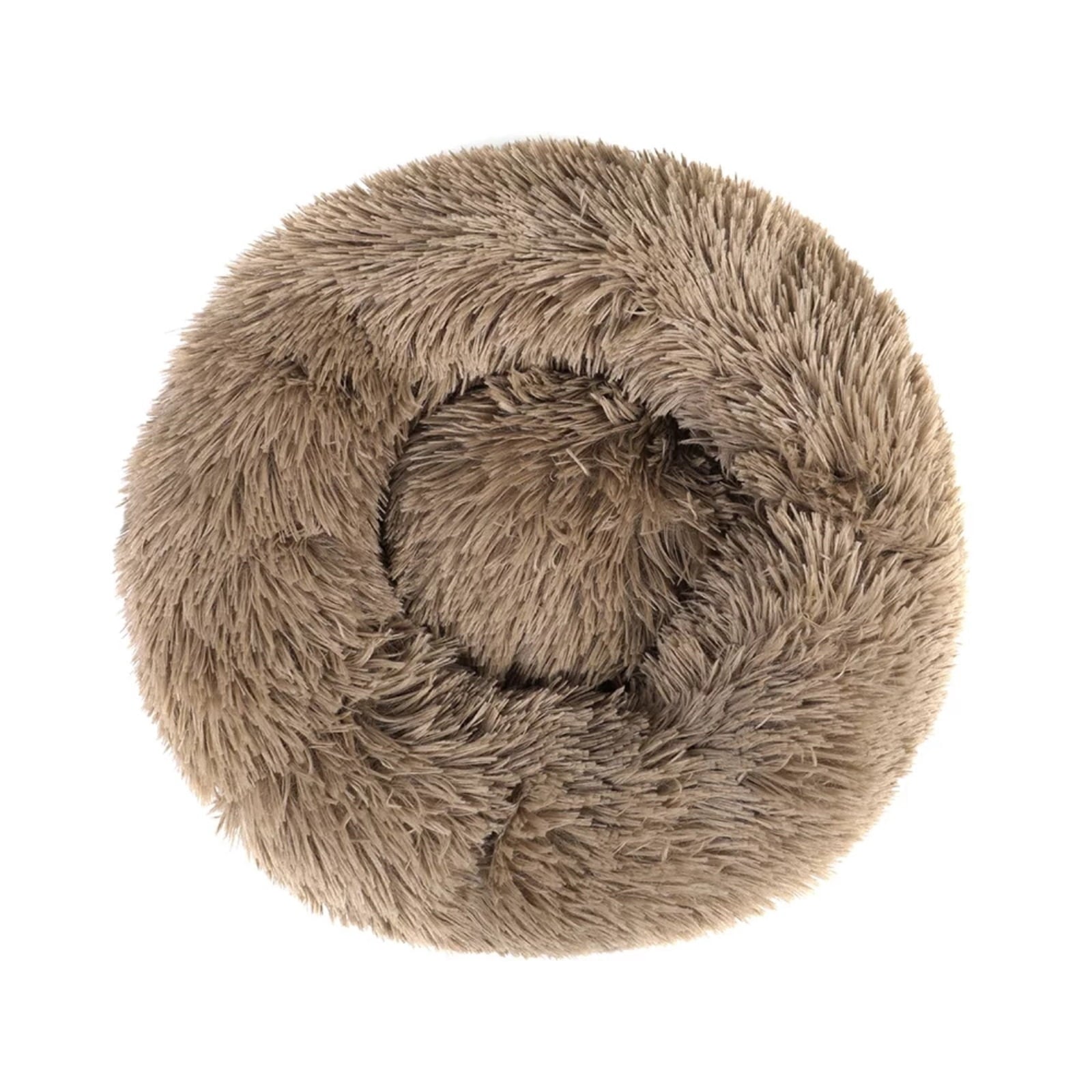 Round Plush Pet Bed for Dogs &amp; Cats, Dog Bed Sleeping Kennel Nest