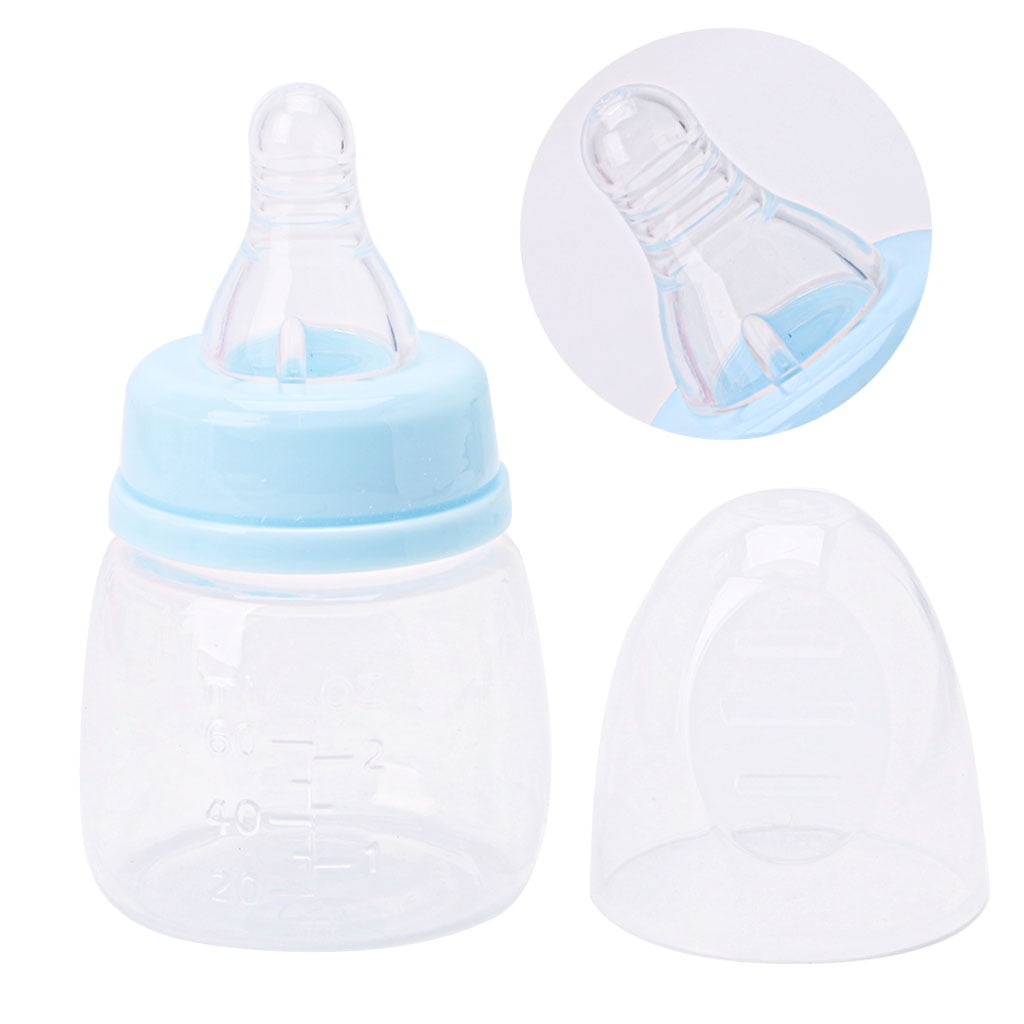 Misright 1pc 60ml 2OZ Silicone Standard Neck Baby Infant Feeding Nursing Nipple Bottle