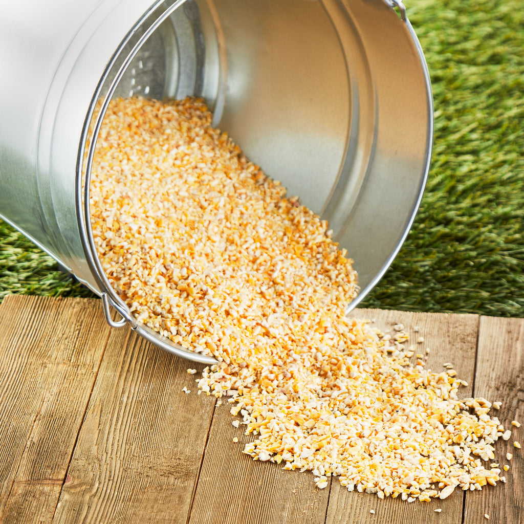 All-Purpose Cracked Corn Animal Feed for Mature Poultry, Cattle, Sheep, and Goats, 40 lb