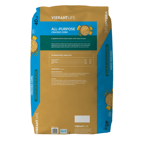 All-Purpose Cracked Corn, 40 lb Bag