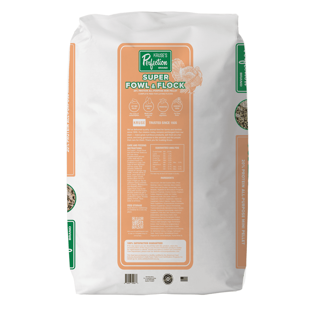 Super Fowl &amp; Flock Pellet 40 lb Bag