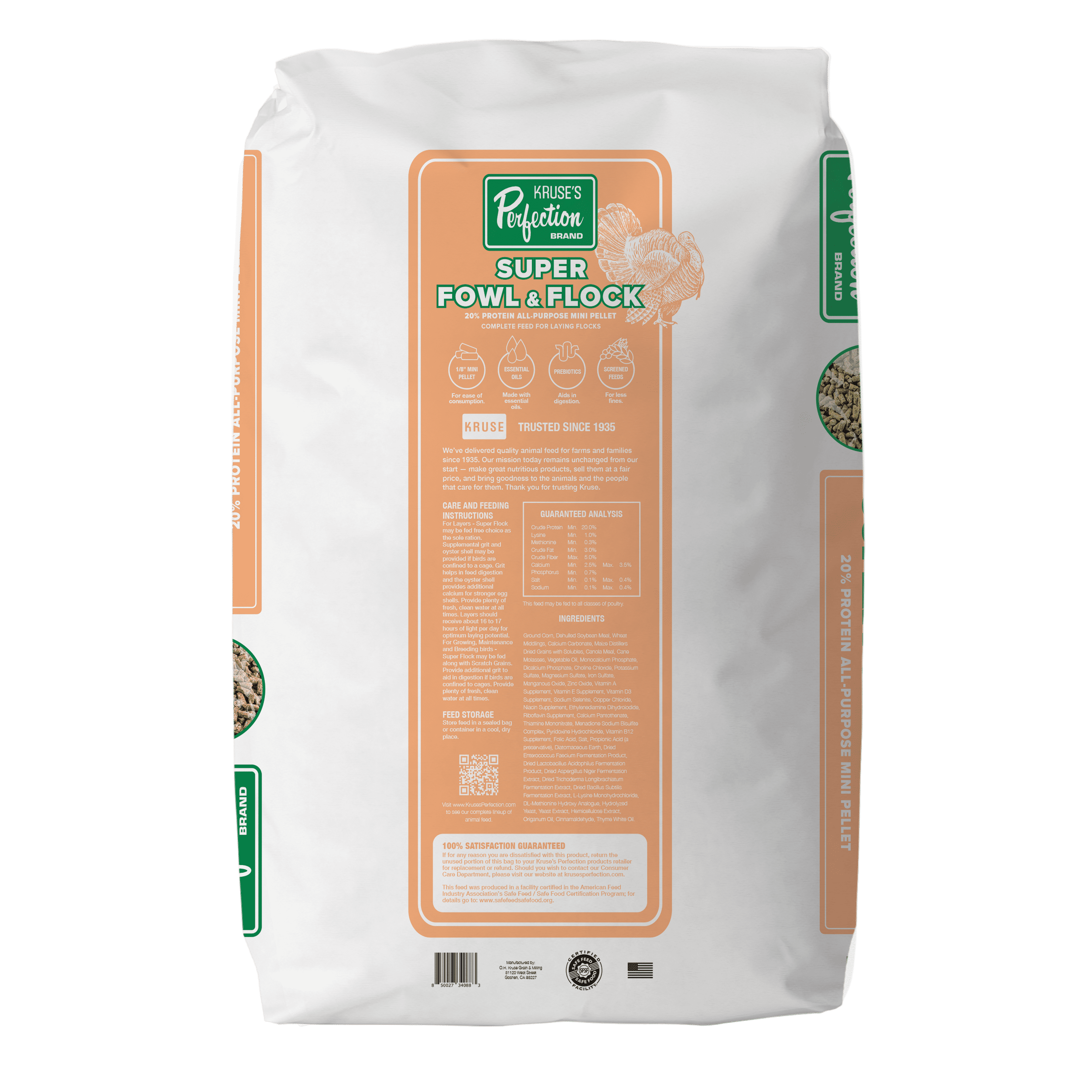 Super Fowl &amp; Flock Pellet 40 lb Bag