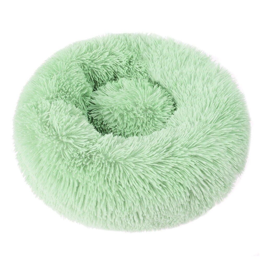 Round Plush Pet Bed for Dogs &amp; Cats, Dog Bed Sleeping Kennel Nest