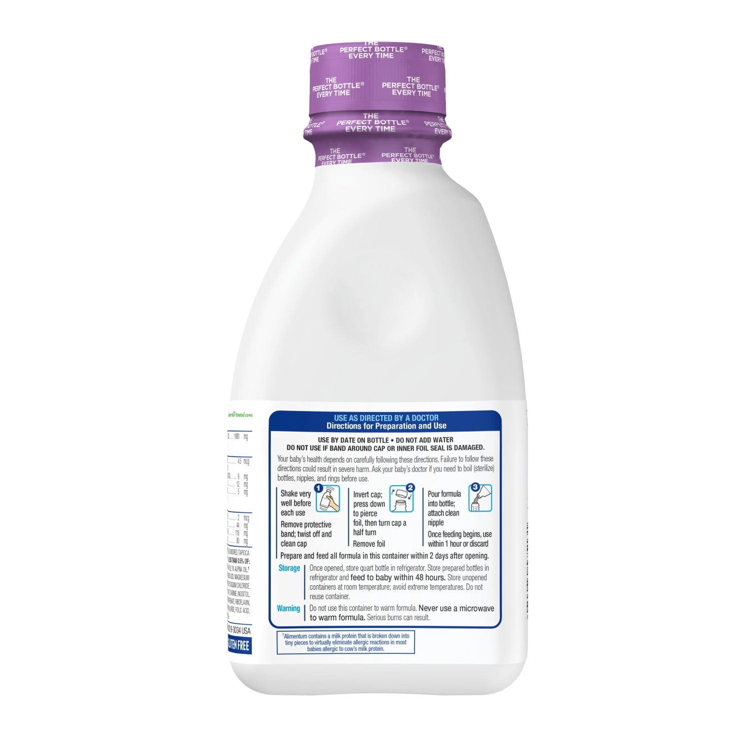 Alimentum With 2'-FL HMO, Ready-to-Feed Baby Formula, 32-fl-oz Bottle