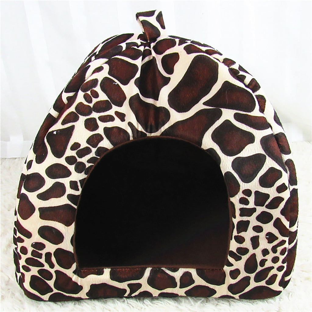 Cat Beds for Indoor Cats - Small Dog Bed with Anti-Slip Bottom, Cat/Small Dog Strawberry Cave, Super Pet Tent Bed