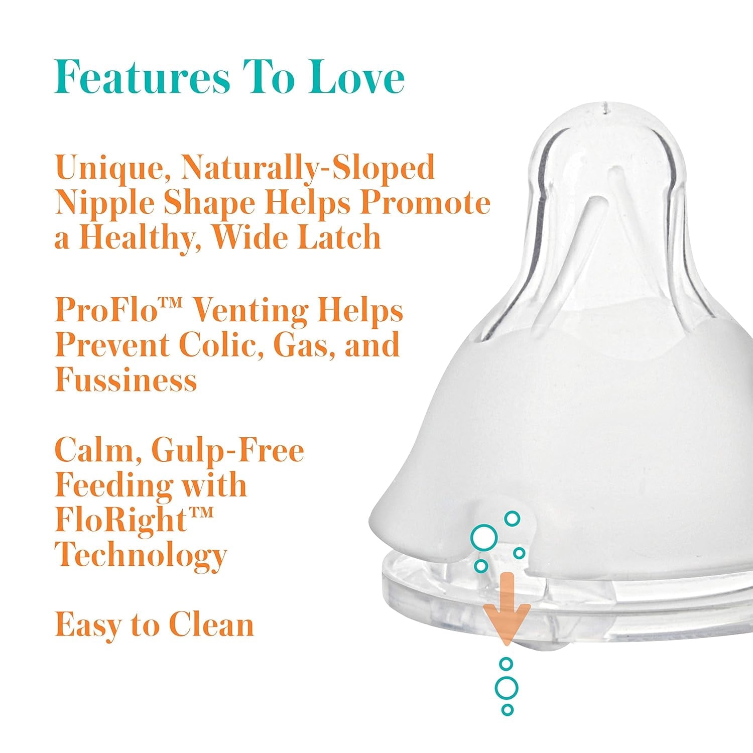 Balance Wide Baby Bottles, Platinum White Color 9oz 2 Count
