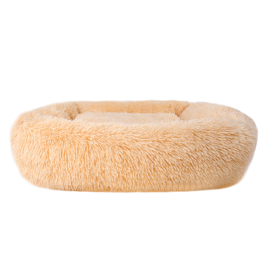 Rectangle Plush Pet Bed Bed for Dogs Cats Kennel Cuddler Crate Cushion Mat Washable