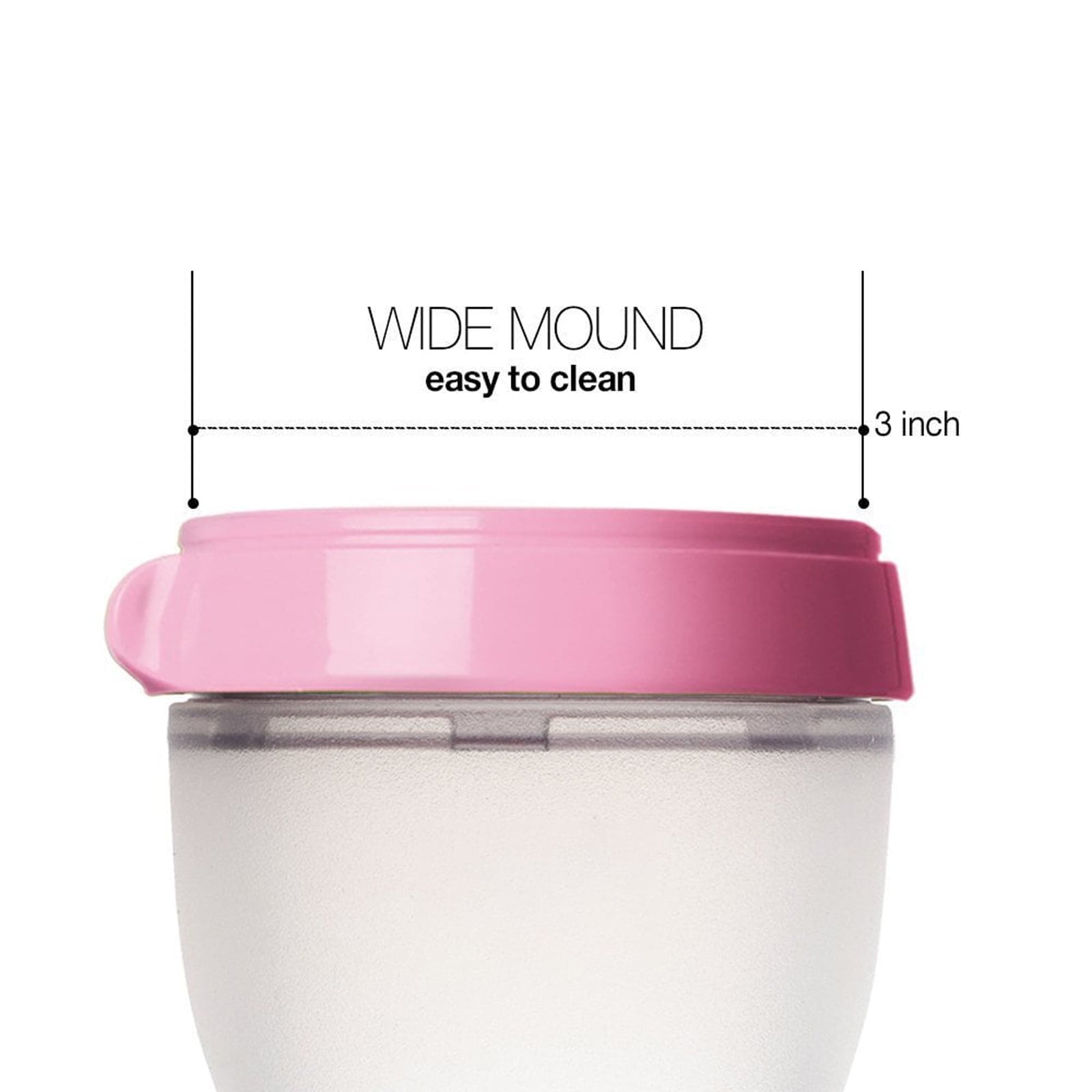 Baby - Bottle with Wide Silicone Nipple for Comfortable Feeding and Reduced 150ml