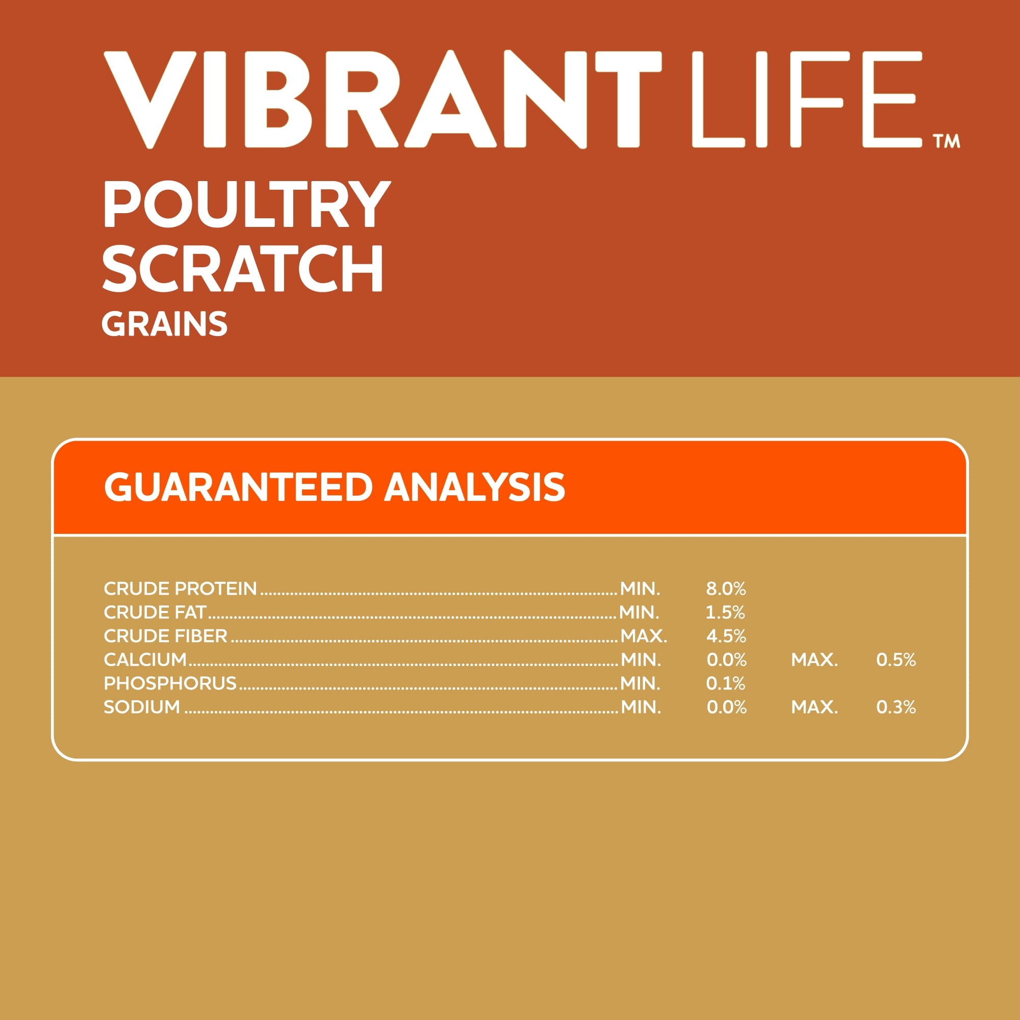 Poultry Scratch Grains, 40 lb Bag