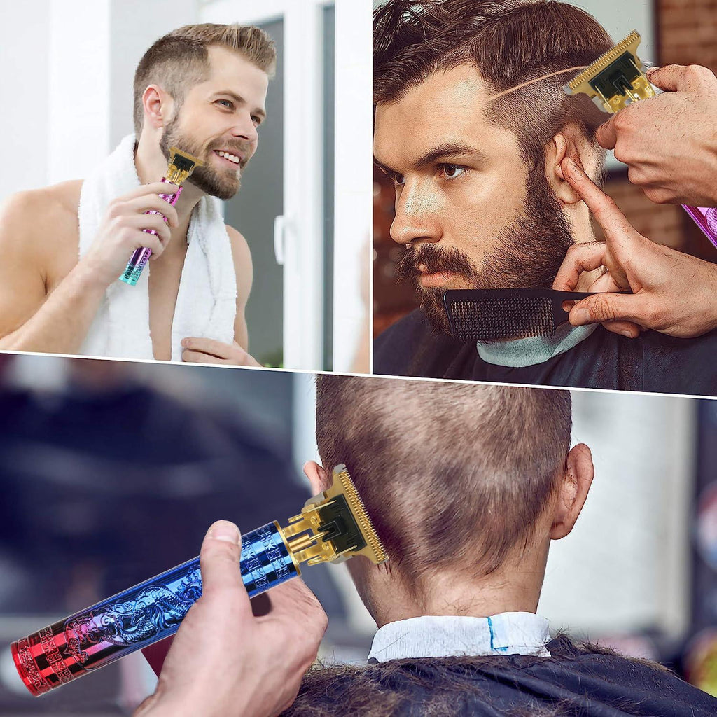 Elegant Choise Trimmer for Men, Cordless Electric Hair Clipper And Beard Trimmer - Haircut Grooming Kit With USB Charging