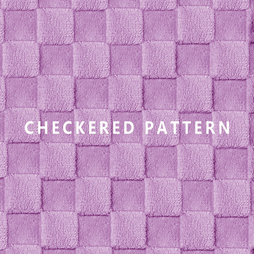 Checkered Pet Bed for Medium Dogs 36"X24", Removable Washable Cover, Black