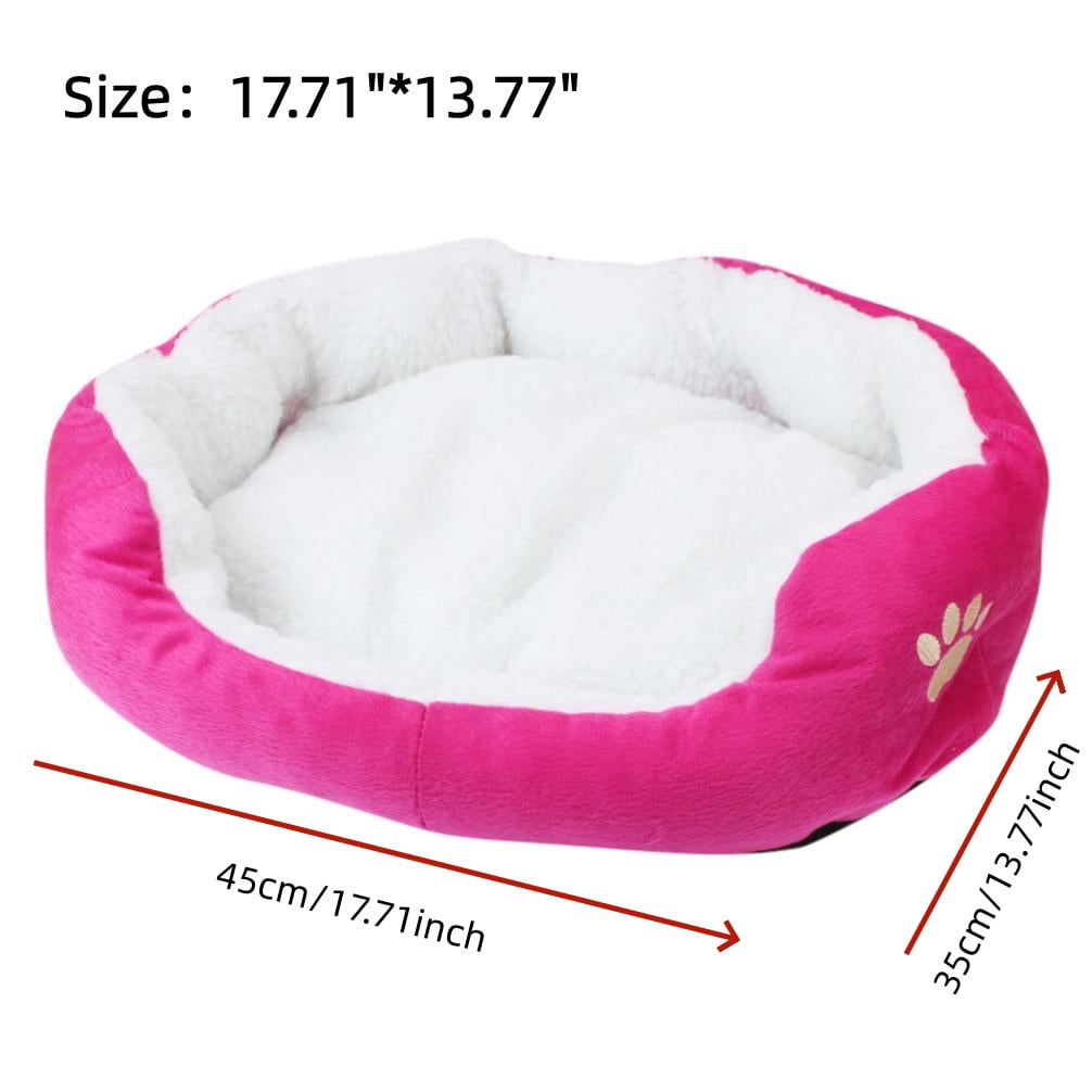 Christmas Clearance! Dog Bed Pet Dog Puppy Fleece Bed House Plush Mat Pad
