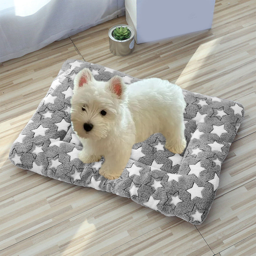 Thick Plush Pet Bed For Dogs Cats Super Sleeping Mat Non Slip Pad Pet Furniture