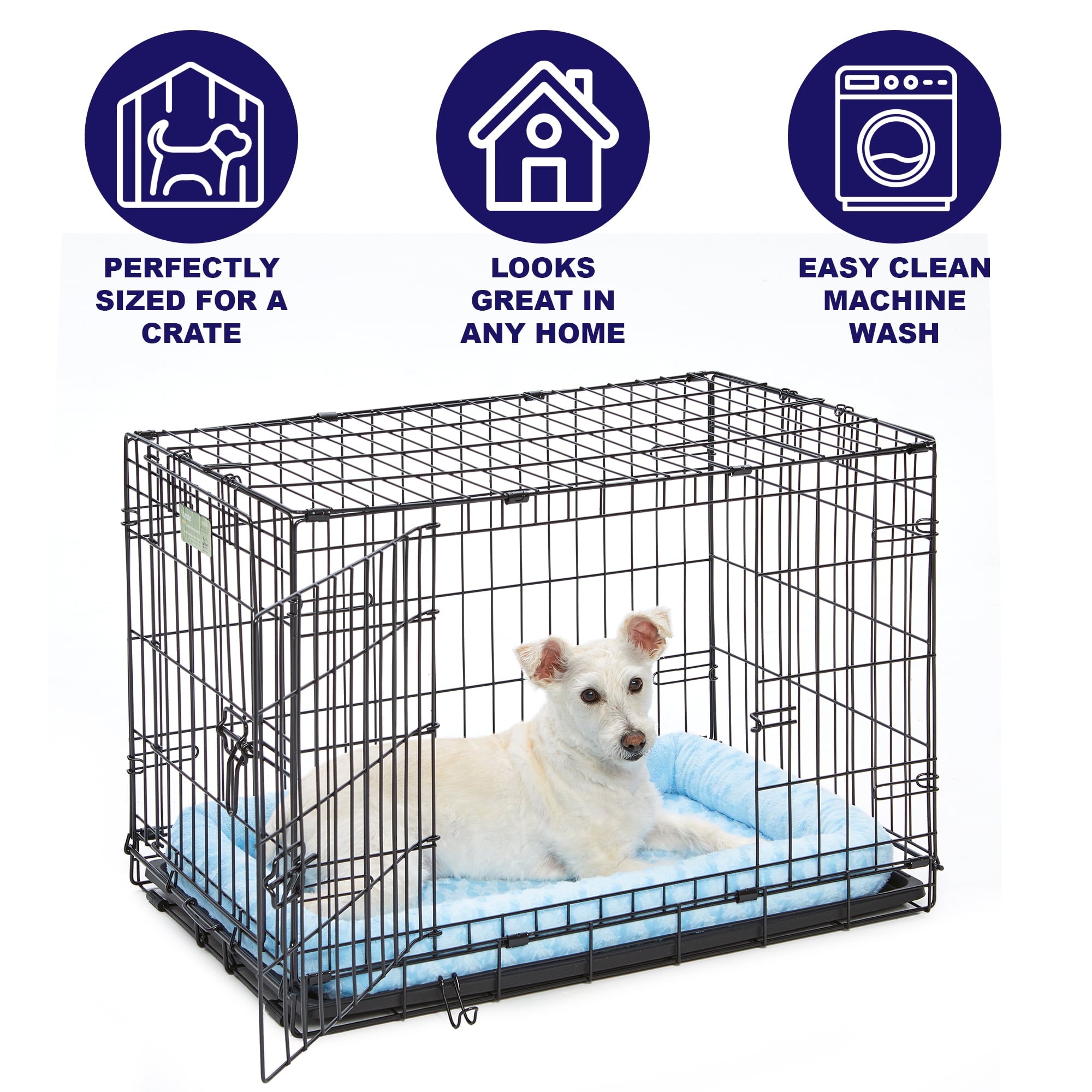 QuietTime Pet Bed &amp; Dog Crate Mat, Pink, 24"