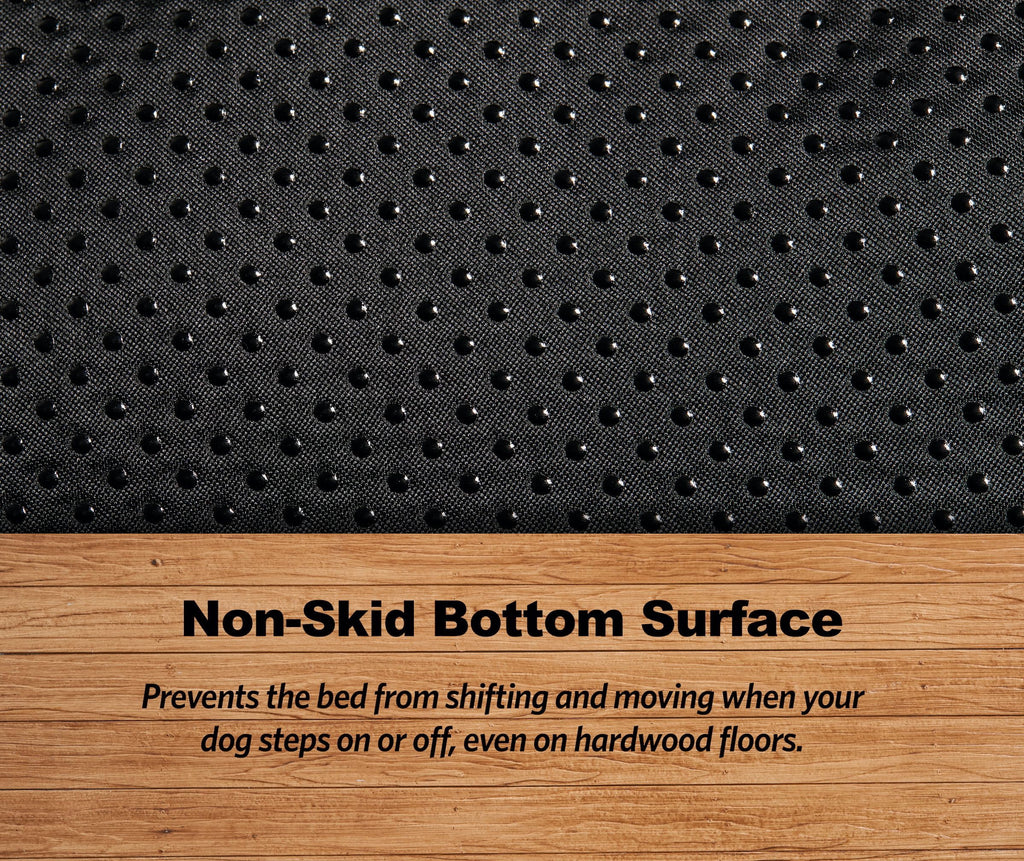 Homes for Pets Quiet Time Dog Bed &amp; Crate Mat, Deluxe Ombre Swirl, 22", Gray
