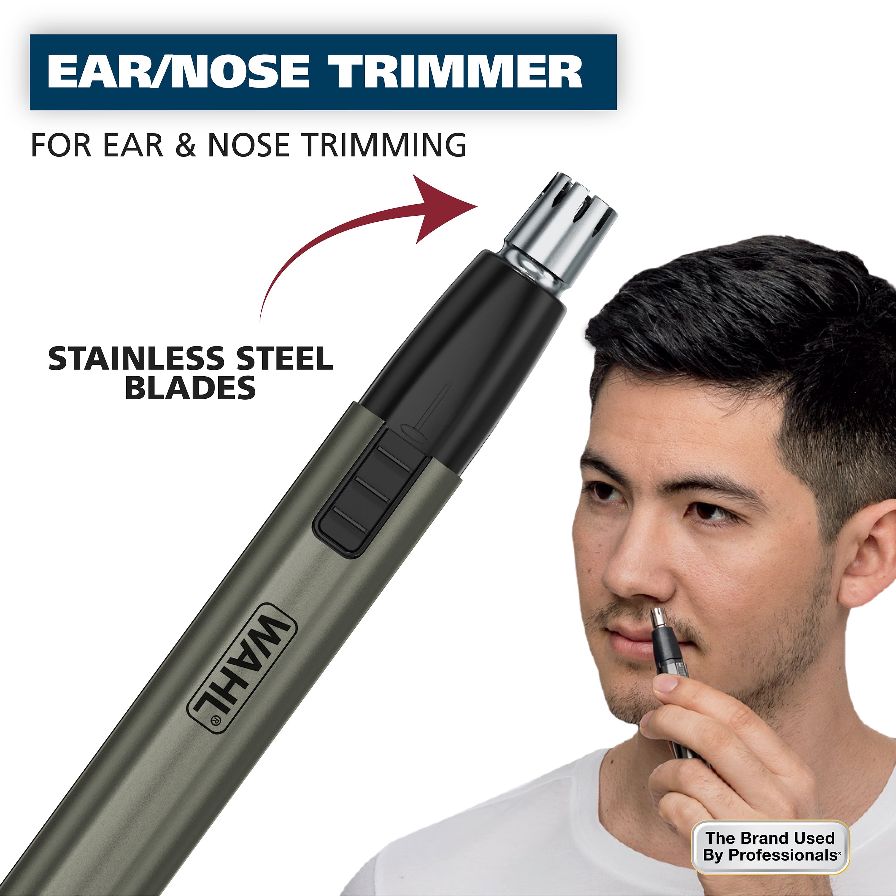 Micro Groomsman Lithium Battery Face &amp; Body Detail Hair Trimmer for Men 5640-1101