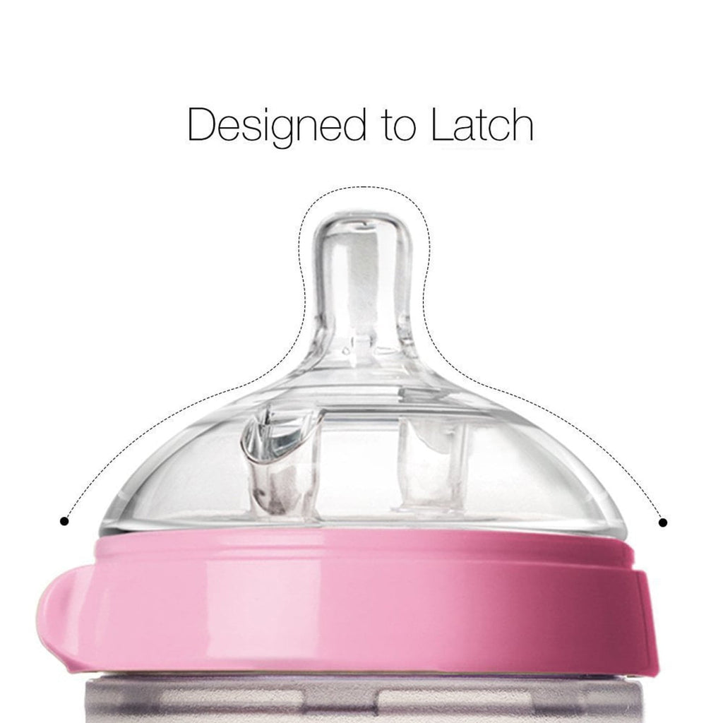 Baby - Bottle with Wide Silicone Nipple for Comfortable Feeding and Reduced 150ml