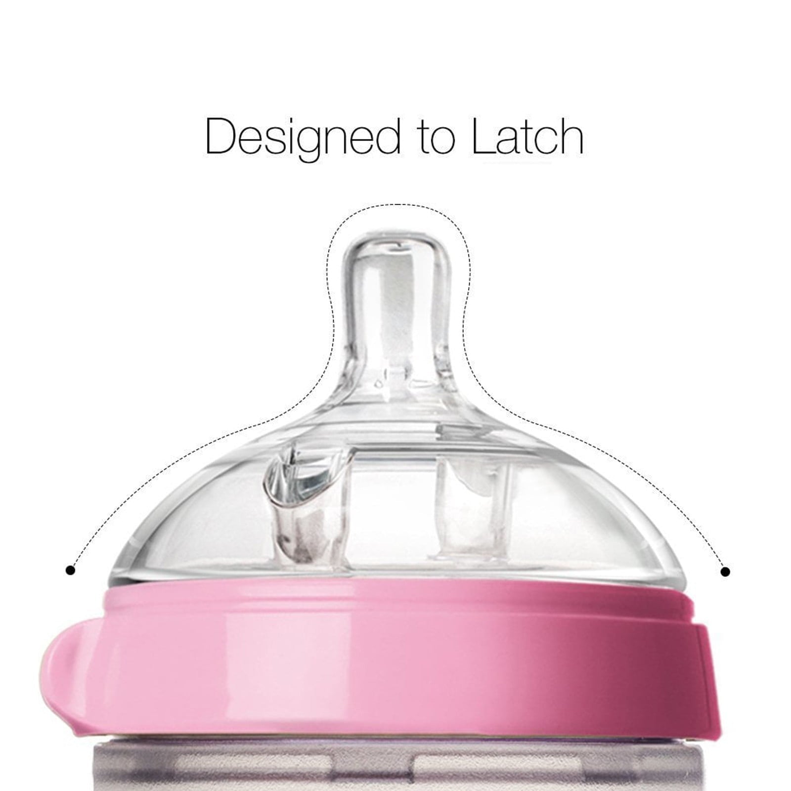 Baby - Bottle with Wide Silicone Nipple for Comfortable Feeding and Reduced 150ml