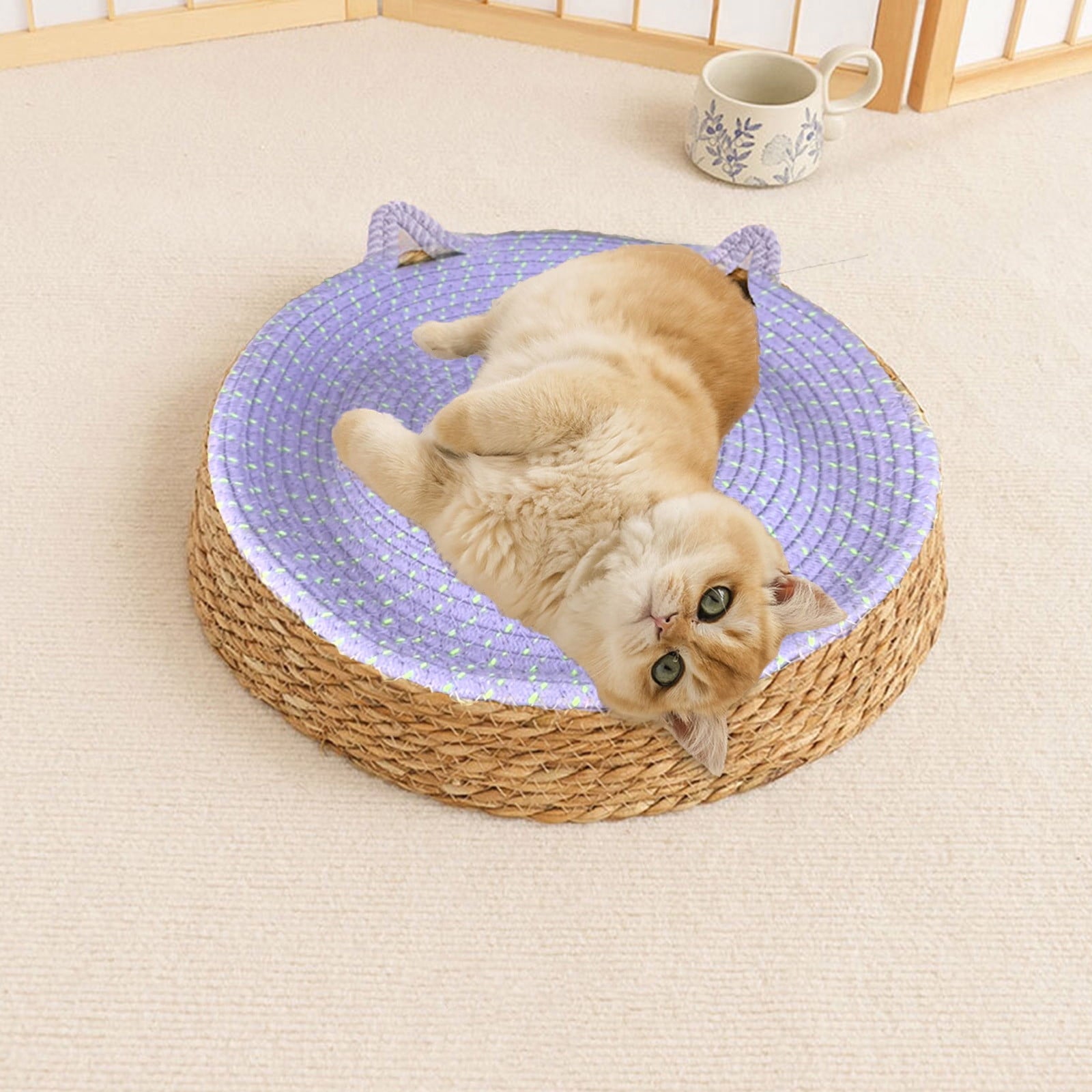 Clearance Dog Bed Medium Size Dogs, Cat Beds for Indoor Cats, Pet Bed for Puppy and Kitty, Washable, Extra , Anti-Slip Bottom