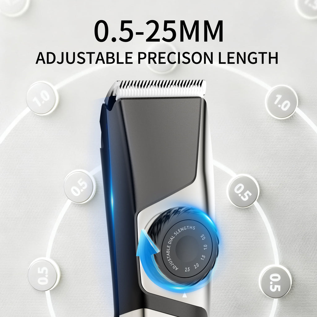 Beard Trimmer for Men, Hair Clippers for Men 3 in 1 Grooming Shaving Kit for Face, Mustache, Body, Ear, Nose, Cordless Barber Clippers for Hair Cutting