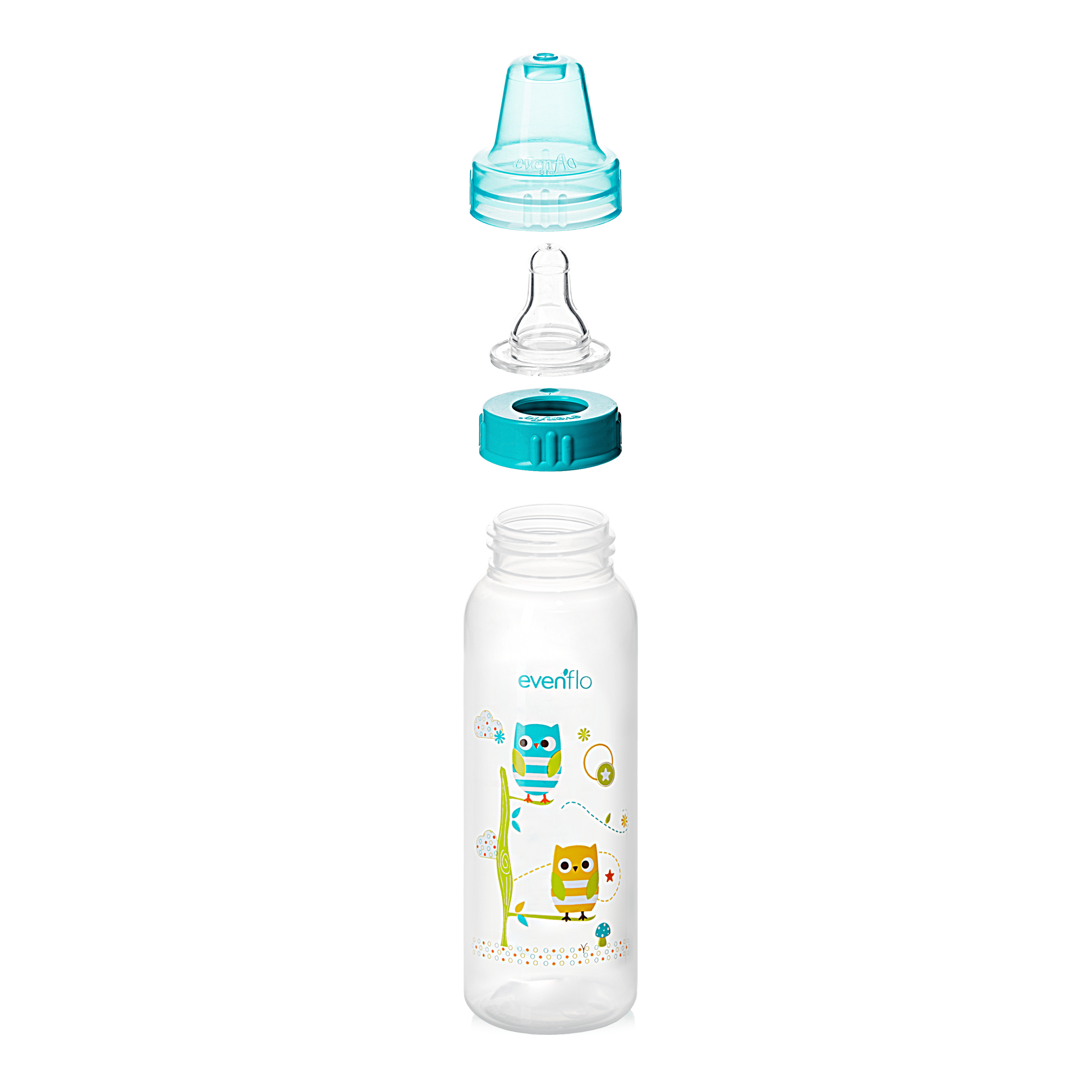 Feeding Classic Prints Baby Bottle, 8 oz, 12-Pack