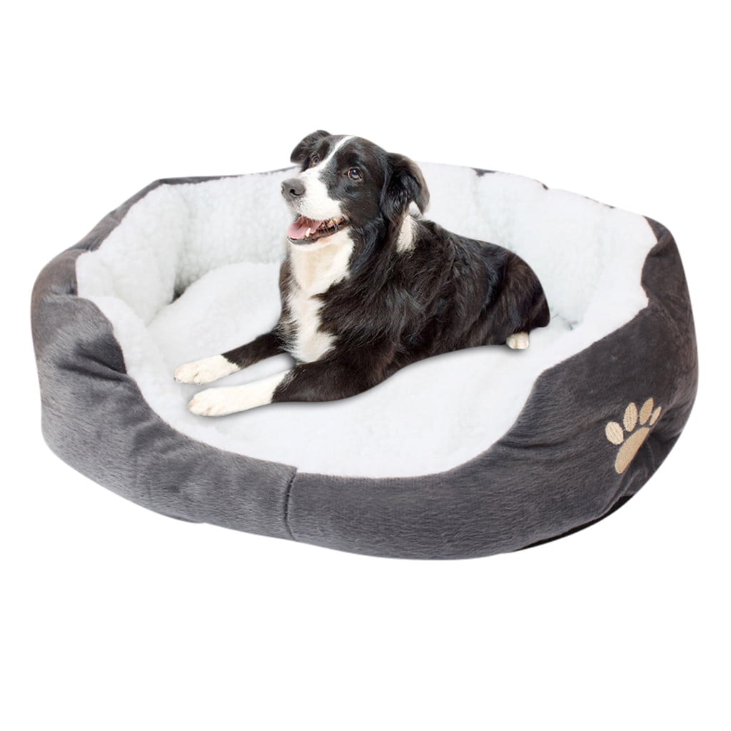 Pet Bed, Indoor Puppy Cushion Doghouse Fleece Pet Dog Cat Bed Indoor Pillow Cuddler for Small Dogs and Cats (19.68*15.75in)