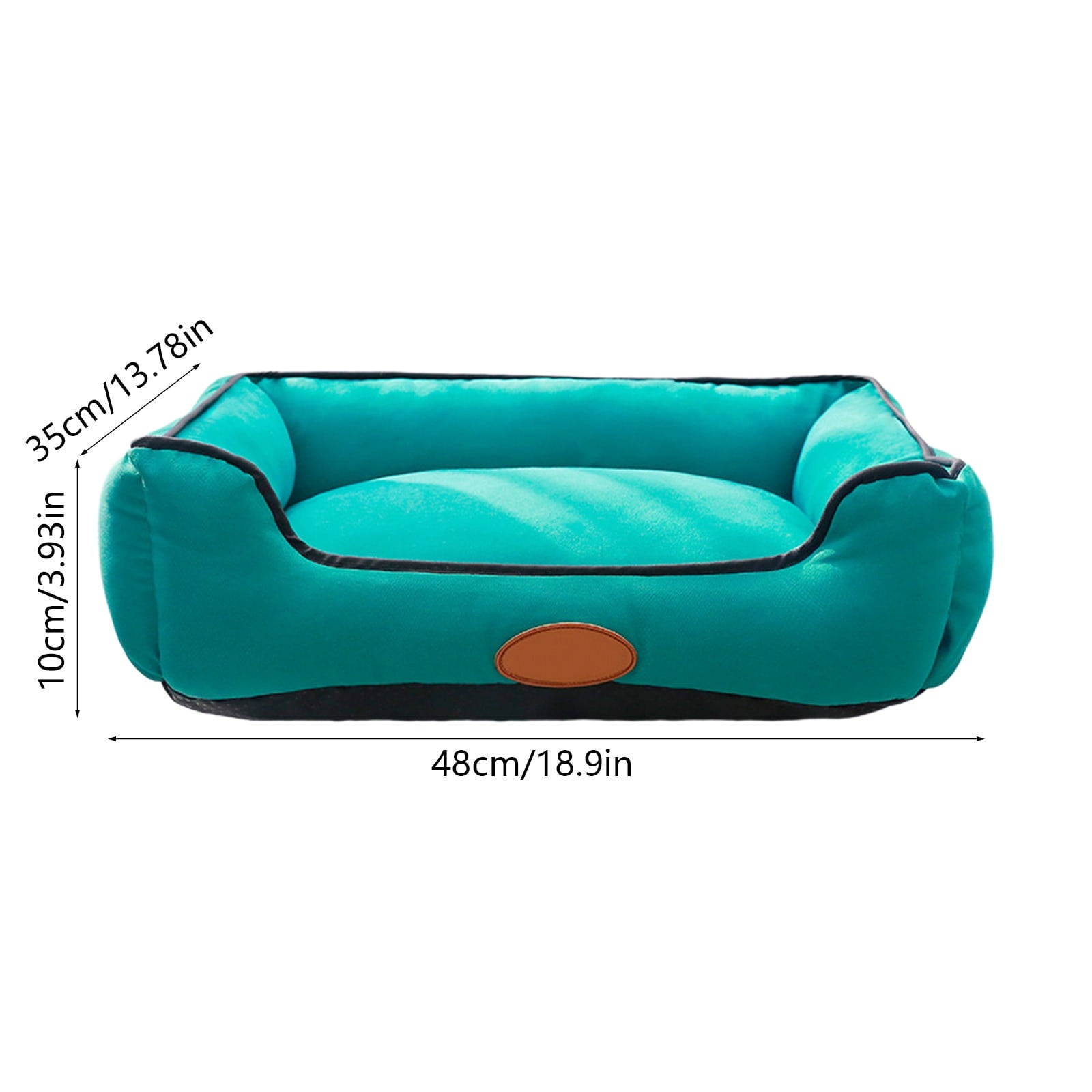 Dog Bed for Large Medium Small Dogs, Rectangle Washable Sleeping Puppy Bed, Cat Beds for Indoor Cats, Pet Sofa Bed, Anti-Slip Bottom