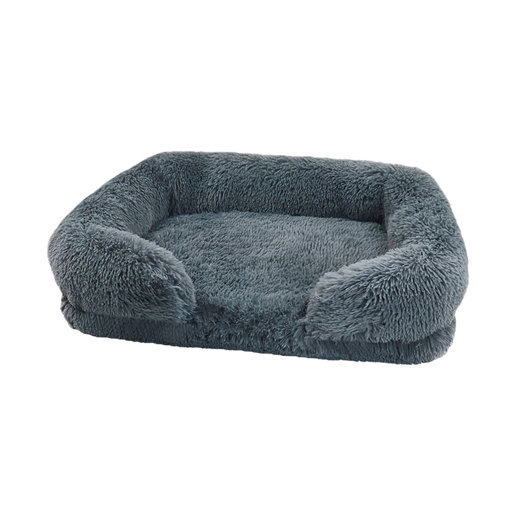 Pet Bed Dog Cat Cuddler Bed Faux Fur Warming Cushion For Small Medium Dogs And Cats Indoor Use