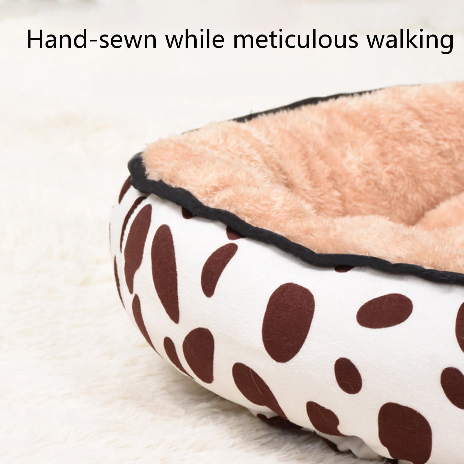 Washable Cat Bed &amp; Dog Bed, Semi-closed Bed for Small Medium Large Pets, Plush Cotton No Deformation Pet Bed on Clearance, Multipleon (11"x 11"x 10", Gray)
