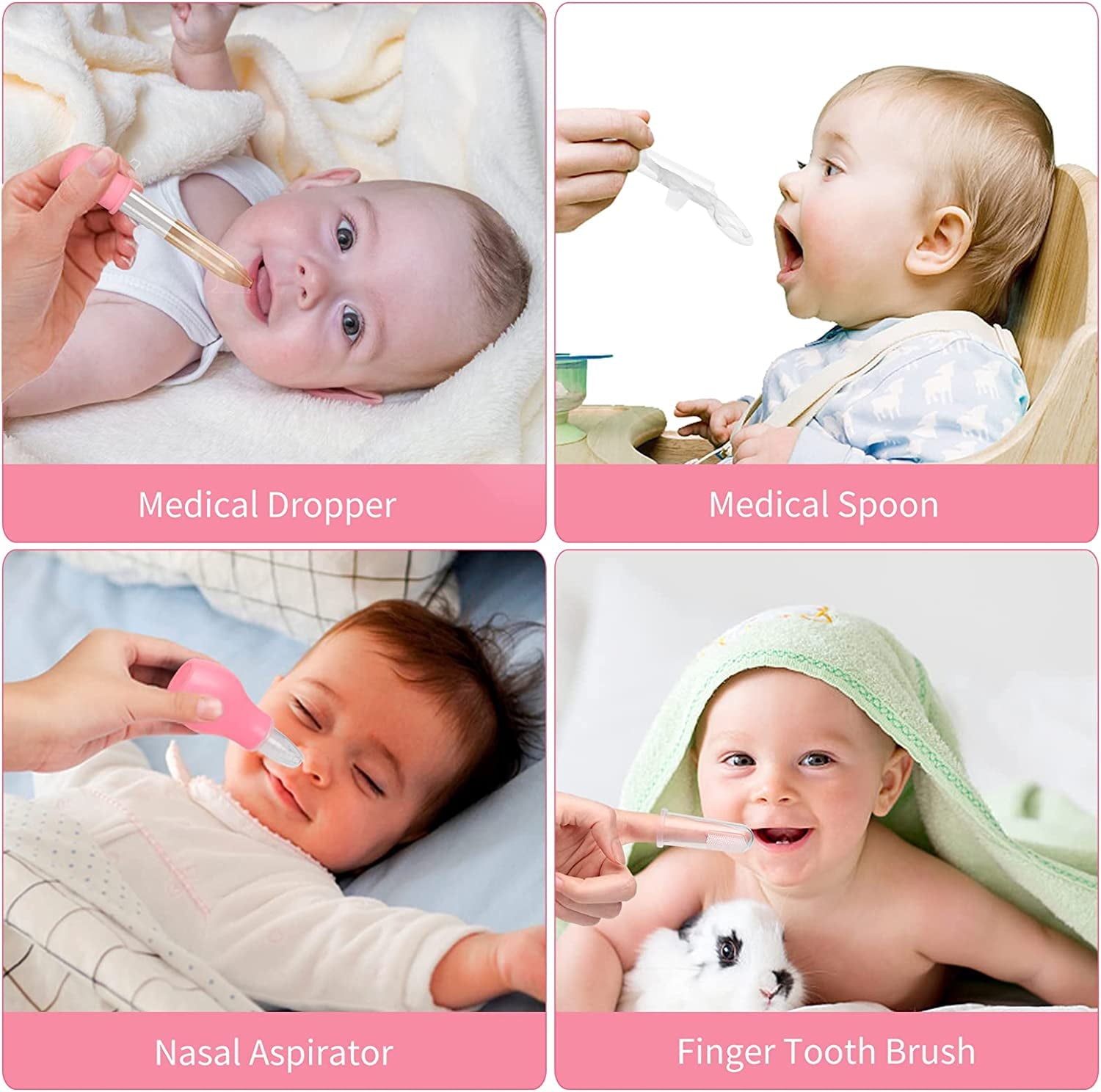 Baby Healthcare Kit, Byseng 23 in 1 Newborn Nursery Grooming Kit for Newborn Infant Toddlers Baby Boys Girls (0-3 Years+) - Blue