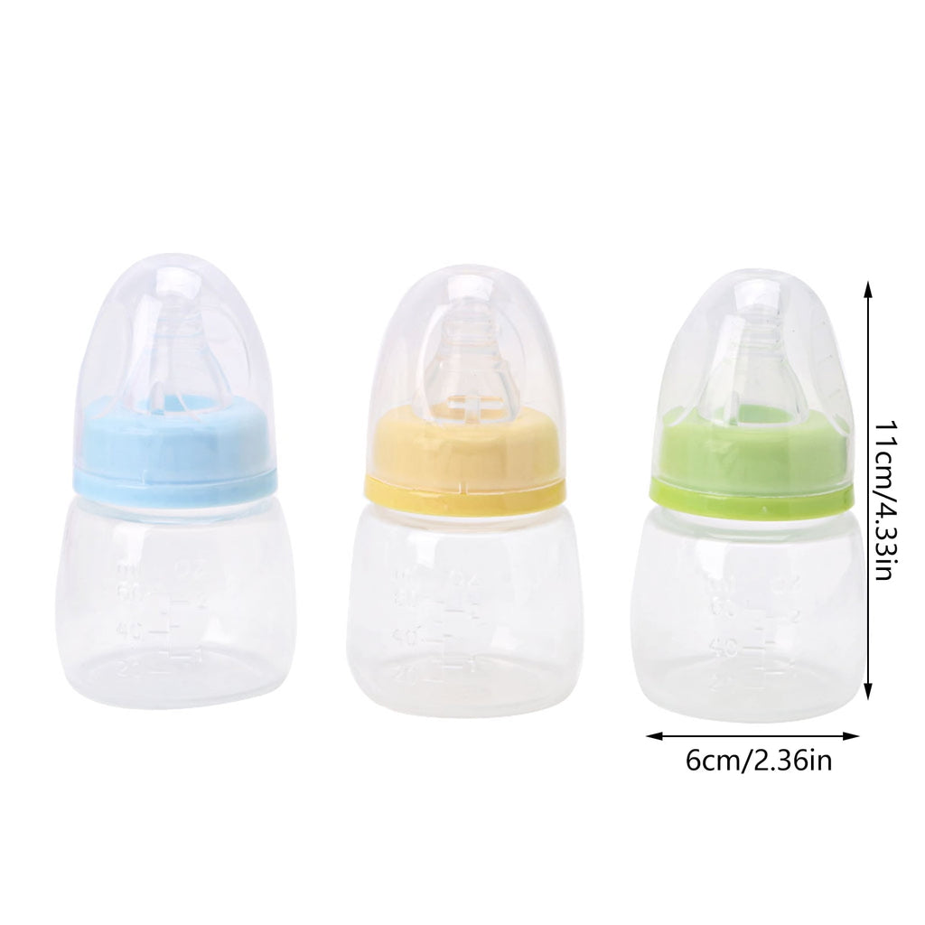 Misright 1pc 60ml 2OZ Silicone Standard Neck Baby Infant Feeding Nursing Nipple Bottle