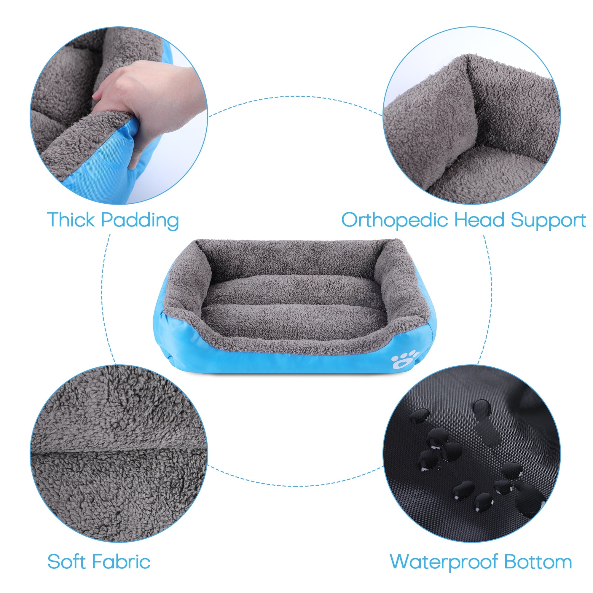 Pet Dog Bed Cat Puppy Cushion Kennel Mat Dog Sofa Beds for Small Dogs