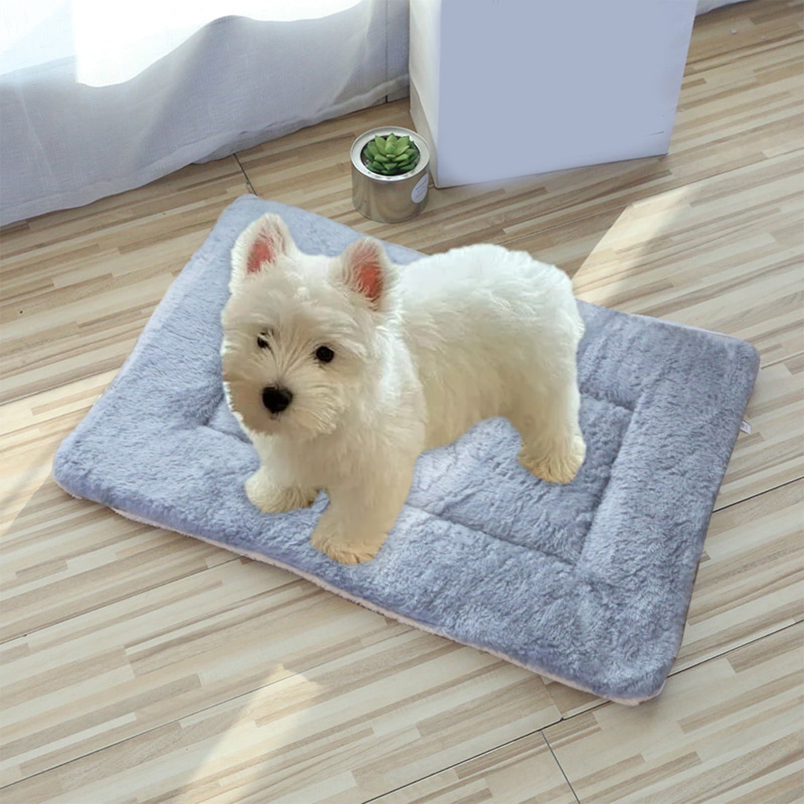 Thick Plush Pet Bed For Dogs Cats Super Sleeping Mat Non Slip Pad Pet Furniture