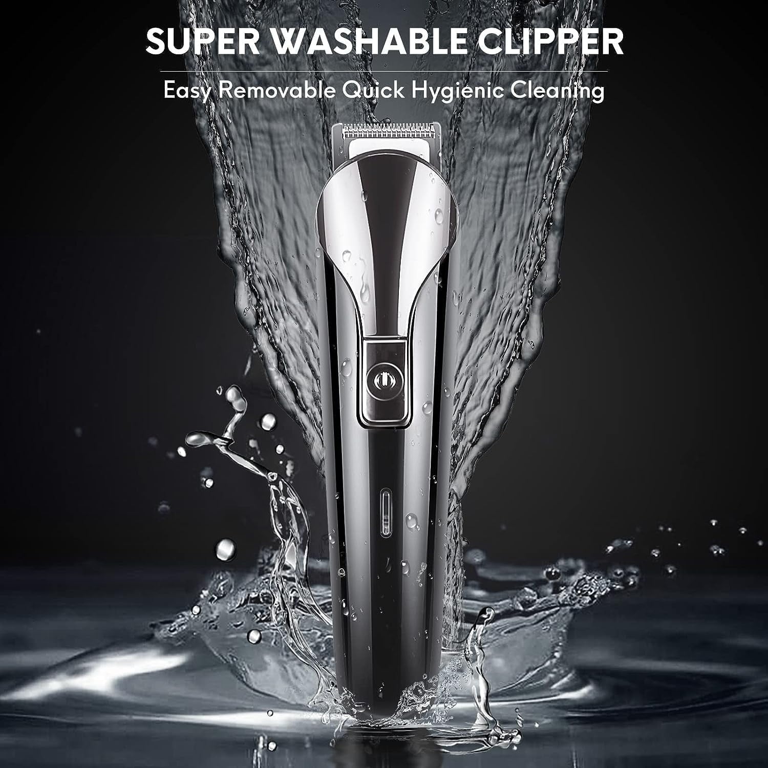 5 in 1 Hair Trimmer, Beard Trimmer for Men, Electric Razor, Cordless Shavers, Hair Clippers for Mustache Groin Body Hair, Painless Hair Removal, Grooming Kit for Men, Black