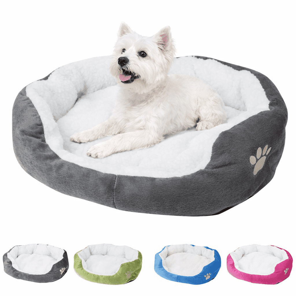 Christmas Clearance! Dog Bed Pet Dog Puppy Fleece Bed House Plush Mat Pad