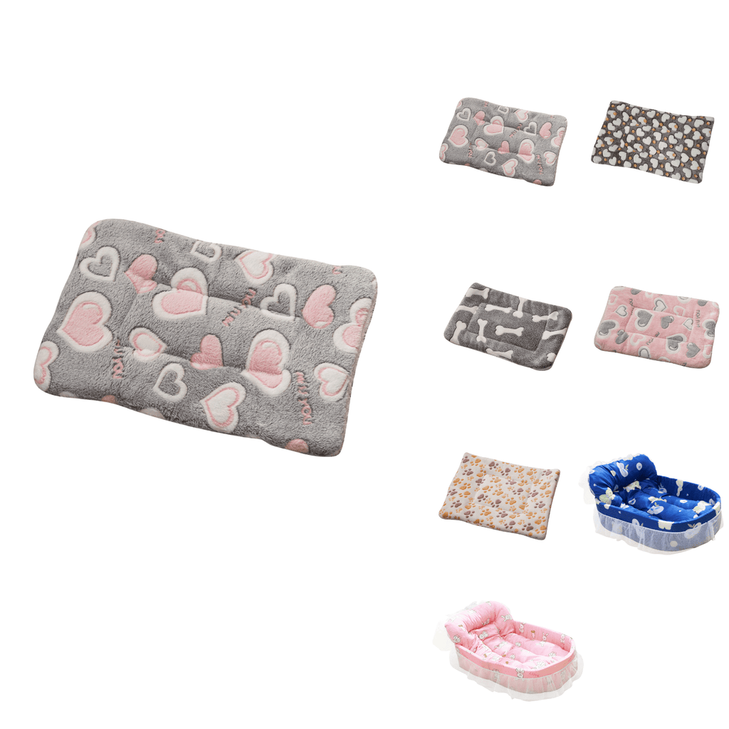 Cats Bed Cats Cushion Winter Thick Mattress Pet Sleeping Pad Indoor Cats Bed Comfy Pet Bed Suitable for Small Cats and Dogs 16.2x9.8in