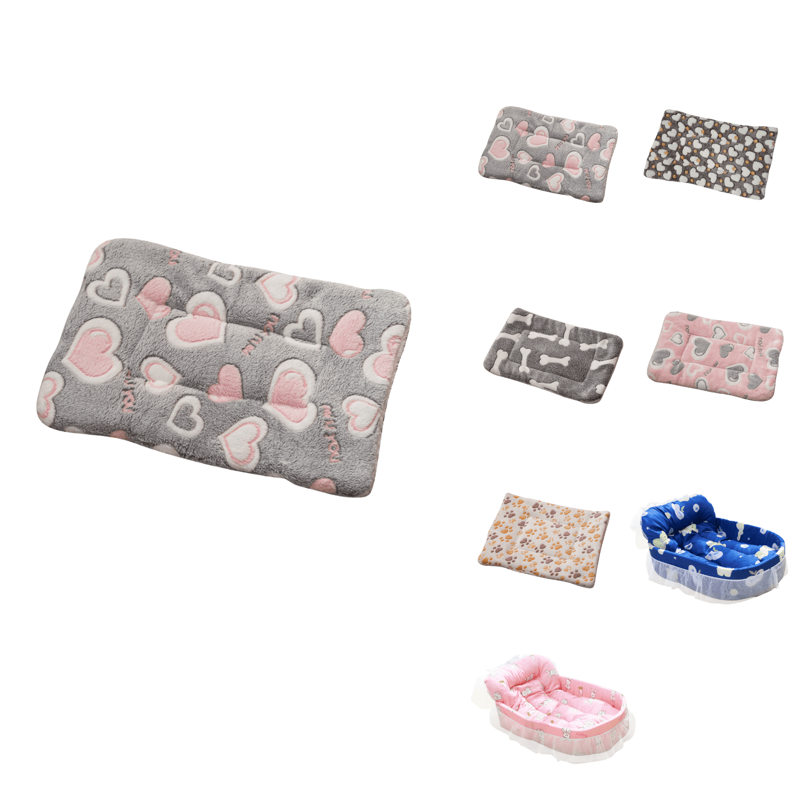 Cats Bed Cats Cushion Winter Thick Mattress Pet Sleeping Pad Indoor Cats Bed Comfy Pet Bed Suitable for Small Cats and Dogs 16.2x9.8in